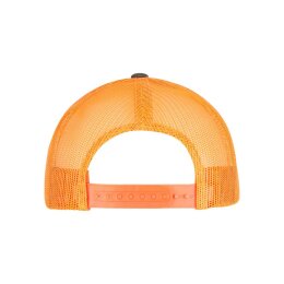 Flexfit - Retro Snapback Trucker 2-Tone (6606T) - charcoal/neon orange