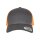 Flexfit - Retro Snapback Trucker 2-Tone (6606T) - charcoal/neon orange