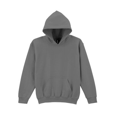 Gildan - 18500K - Youth Hooded Sweatshirt - charcoal