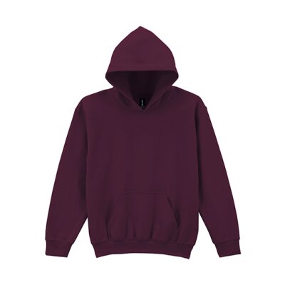 Gildan - 18500K - Youth Hooded Sweatshirt - maroon