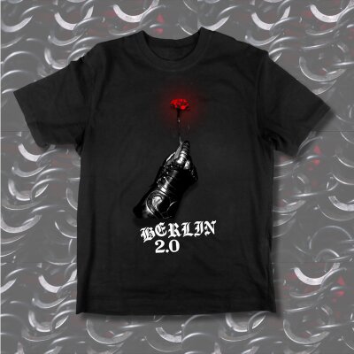 Berlin 2.0 - Nelkenfaust - T-Shirt - Schwarz XXL