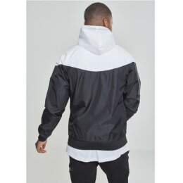 Urban Classics Men - TB148 - Arrow Windrunner - blk/wht