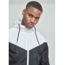 Urban Classics Men - TB148 - Arrow Windrunner - blk/wht