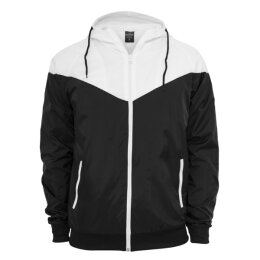 Urban Classics Men - TB148 - Arrow Windrunner - blk/wht