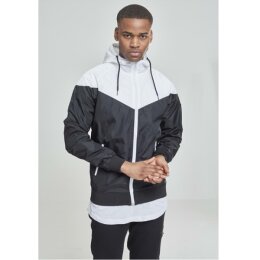 Urban Classics Men - TB148 - Arrow Windrunner - blk/wht L