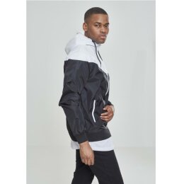 Urban Classics Men - TB148 - Arrow Windrunner - blk/wht L