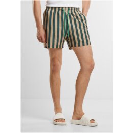 Urban Classics - TB7347 - Striped Seersucker Swim Shorts-...