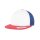 Flexfit/Yupoong - Foam Trucker with White Front - 6005FW - red/white/royal