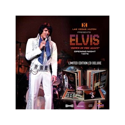 PRESLEY, ELVIS - LAS VEGAS - DOWN IN THE ALLEY OPENING NIGHT 1974 - CD