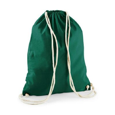 Westford Mill - WM110 - Cotton Gymsac - bottle green