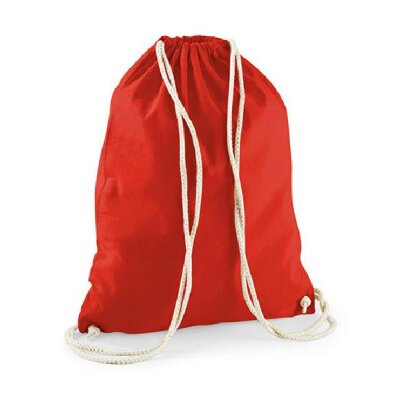 Westford Mill - WM110 - Cotton Gymsac - bright red