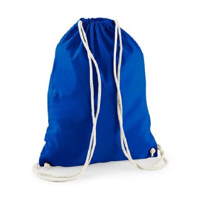 Westford Mill - WM110 - Cotton Gymsac - bright royal