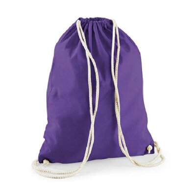 Westford Mill - WM110 - Cotton Gymsac - purple