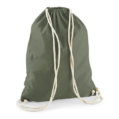 Westford Mill - WM110 - Cotton Gymsac - olive green