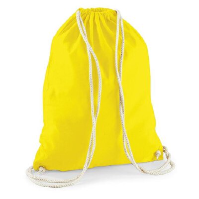 Westford Mill - WM110 - Cotton Gymsac - yellow