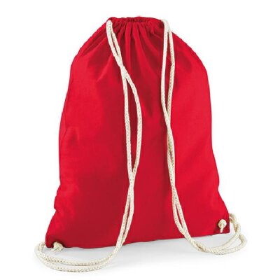 Westford Mill - WM110 - Cotton Gymsac - classic red