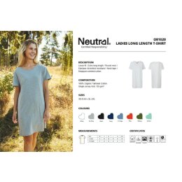 Neutral - Ladies´ Long Length T-Shirt (NE81020) - black L