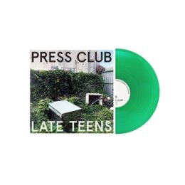 PRESS CLUB - LATE TEENS (TRANSPARENT GREEN) - LP