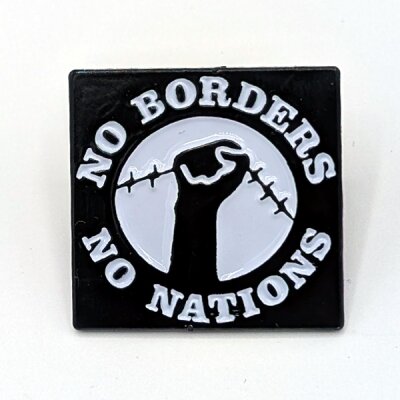 No Borders No Nations - Pin