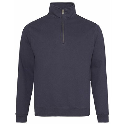 Just Hoods - JH046 - Sophomore 1/4 Zip Sweat - New French Navy