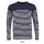 SOLS - 03099 - Men´s Long Sleeve Striped T-Shirt Matelot - french navy / white