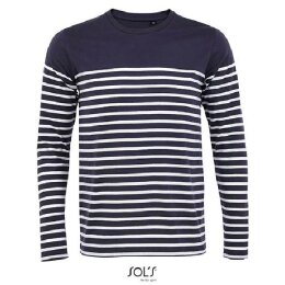 SOLS - 03099 - Men´s Long Sleeve Striped T-Shirt...