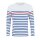 SOLS - 03099 - Men´s Long Sleeve Striped T-Shirt Matelot - white / royal blue / red