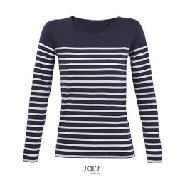 SOLS - 03099 - Women´s Long Sleeve Striped T-Shirt...