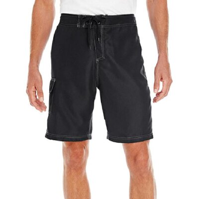 Burnside - Solid Board Shorts (BU9301) - black