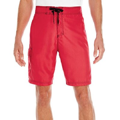Burnside - Solid Board Shorts (BU9301) - red