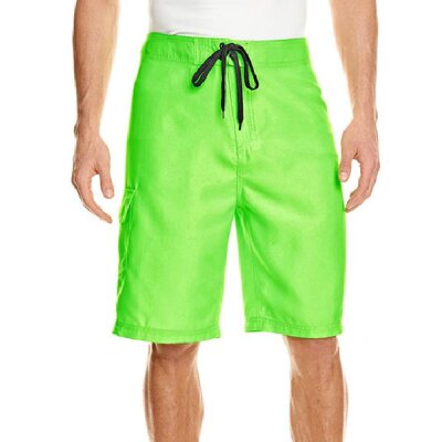 Burnside - Solid Board Shorts (BU9301) - neon green