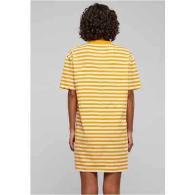 Urban Classics - TB6828 - Ladies Oversized Striped Tee Dress - white / magicmango