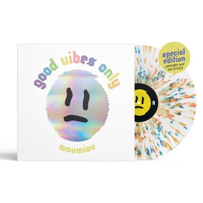 WAUMIAU - Good Vibes Only - LP + MP3 (Special - Cover mit Holo-Smiley)