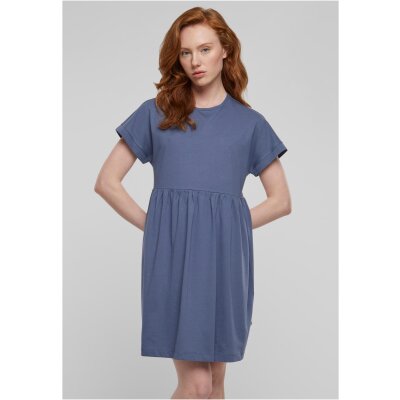 Urban Classics - TB5040 - Ladies Organic Empire Valance Tee Dress - vintageblue