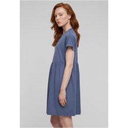Urban Classics - TB5040 - Ladies Organic Empire Valance Tee Dress - vintageblue