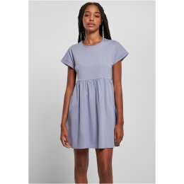 Urban Classics - TB5040 - Ladies Organic Empire Valance Tee Dress - violablue XS