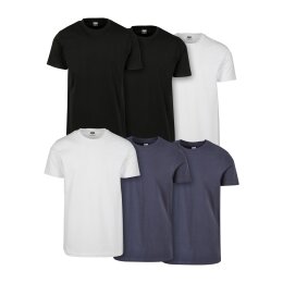 Urban Classics - TB2684C - Basic Tee 6-Pack - black/black/white/white/navy/navy