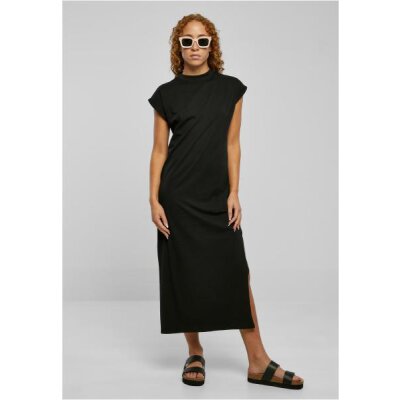 Urban Classics - TB6027 - Ladies Long Extended Shoulder Dress - black