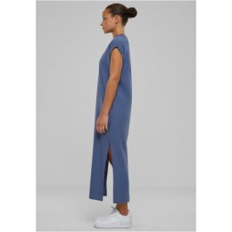 Urban Classics - TB6027 - Ladies Long Extended Shoulder Dress - vintageblue