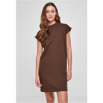 Urban Classics - TB1910 - Ladies Turtle Extended Shoulder Dress - brown