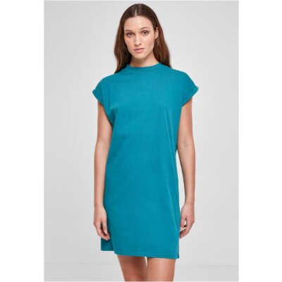Urban Classics - TB1910 - Ladies Turtle Extended Shoulder Dress - watergreen