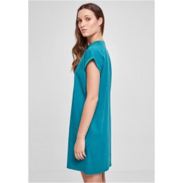 Urban Classics - TB1910 - Ladies Turtle Extended Shoulder Dress - watergreen