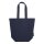 Neutral - Panama Tote Bag with Zip  (O90053) - navy