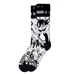 American Socks - Evil Cat - Signature - Mid High S-M / 37-41