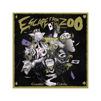 ESCAPE FROM THE ZOO - COUNTIN CARDS (RED VINYL+DOWNLOAD) - LP