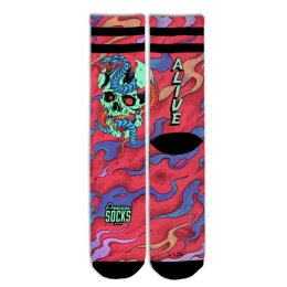 American Socks - Dead and Alive - Signatrure - Mid High S-M / 37-41
