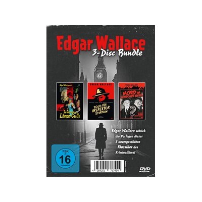 3-DVD-BUNDLE PACK - EDGAR WALLACE 3-DISC-BUNDLE NEU [3 DVDS] - DVM