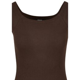 Urban Classics - TB1501 - Ladies Off Shoulder Rib Dress - brown