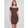 Urban Classics - TB1501 - Ladies Off Shoulder Rib Dress - brown