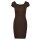 Urban Classics - TB1501 - Ladies Off Shoulder Rib Dress - brown